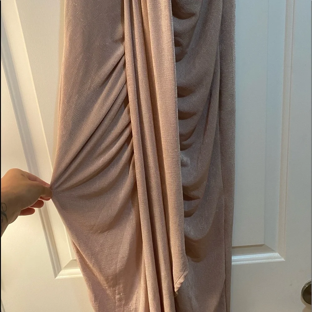 Windsor Pure Perfection Slinky Knit Drape Midi Dress - Picture 4 of 6